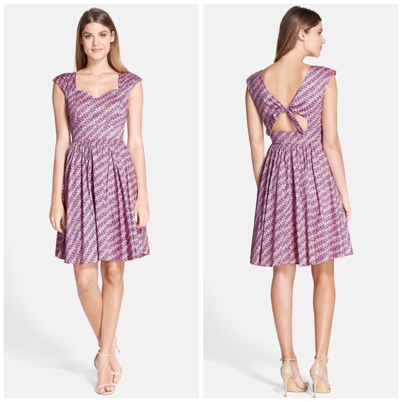 Plenty by Tracy Reese Plaid Poplin Tie Back Dress - Picture 2 of 8